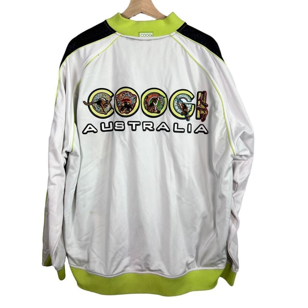 Coogi Australia Zip Up Embroidered Jacket Mens 2XL